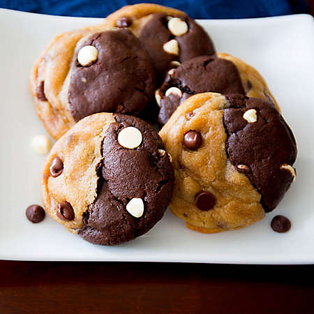 Double Chocolate Chip Swirl Cookies Recipe