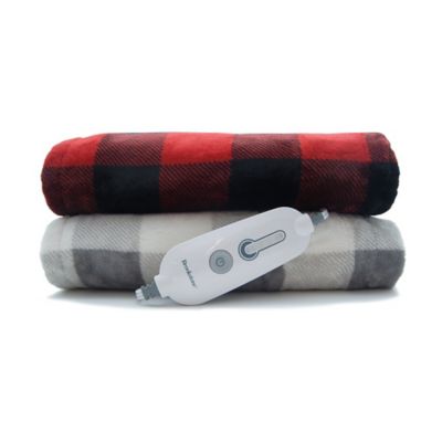 Brookstone® n-a-p® Heated Plush Throw Blanket | Bed Bath and Beyond Canada