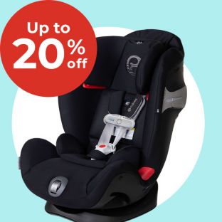 up to 20% off car seats