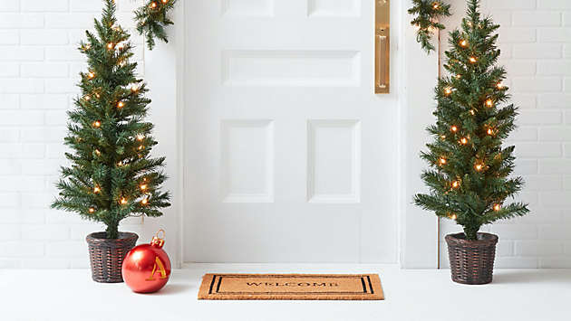 Let your Christmas spirit shine beyond the front door.