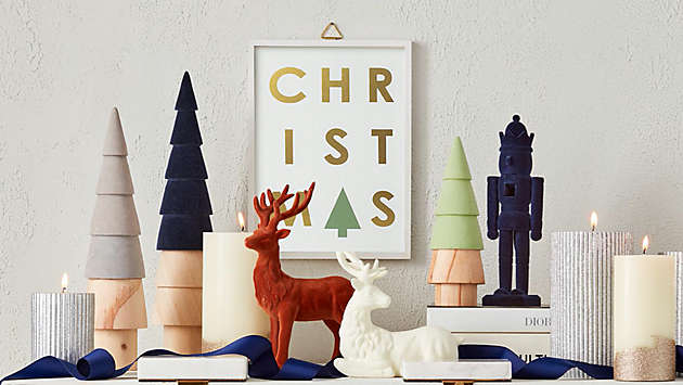 Modern holiday touches for every space.