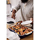 Alternate image 9 for Our Table&trade; 2-Piece Stoneware Rectangular Bakers Set in Blue