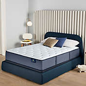 Serta&reg; Perfect Sleeper Cobalt Coast 13&quot; Plush Twin XL Mattress and Foundation Set