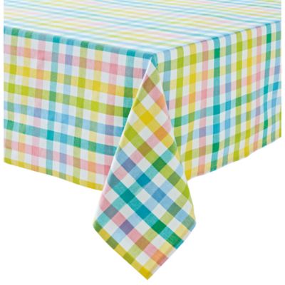 H for Happy&trade; Easter Gingham Tablecloth in Multicolor