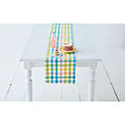 Alternate image 1 for H for Happy&trade; Easter Gingham Plaid 72-Inch Table Runner in Multicolor