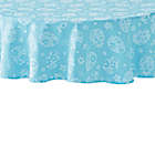 Alternate image 0 for H for Happy&trade; Eggs Jacquard 70-Inch Round Tablecloth in Light Blue