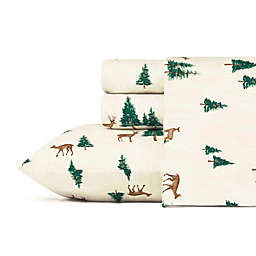 Eddie Bauer® Deer Hollow Cotton Flannel Full Sheet Set in Oyster