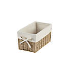 Alternate image 4 for ever &amp; ever&trade; 3-Piece Lined Storage Basket Set in Natural