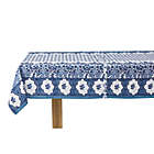 Alternate image 5 for Everhome&trade; Woodblock Paisley 60-Inch x 84-Inch Oblong Tablecloth with Umbrella Hole
