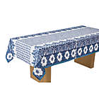Alternate image 3 for Everhome&trade; Woodblock Paisley 60-Inch x 84-Inch Oblong Tablecloth with Umbrella Hole