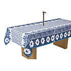 Alternate image 2 for Everhome&trade; Woodblock Paisley 60-Inch x 84-Inch Oblong Tablecloth with Umbrella Hole