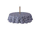 Alternate image 2 for Everhome&trade; Graphic Trellis 70-Inch Round Tablecloth