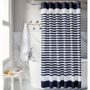 Everhome&trade; Samson Coastal Stripe 72-Inch x 72-Inch Shower Curtain in Maritime Blue