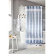 Everhome&trade; Samson Coastal Stripe 72-Inch x 86-Inch Shower Curtain in Skyway