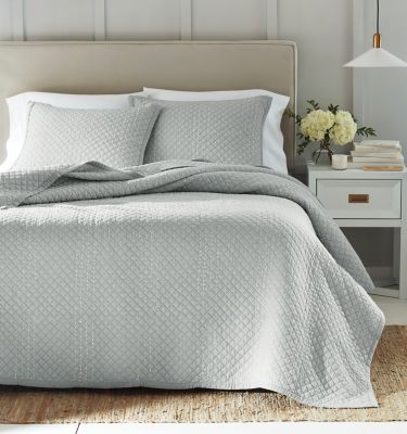 Everhome&trade; Mabel 3-Piece King Quilt Set in Microchip