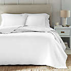 Alternate image 0 for Everhome&trade; Colette Chevron 3-Piece Full/Queen Quilt Set in Bright White