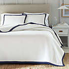 Alternate image 0 for Everhome&trade; Hanover Hotel Border 3-Piece Full/Queen Quilt Set in Navy