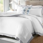 Alternate image 0 for Everhome&trade; Reid Ladder Stitch 3-Piece King Duvet Cover Set in Grey