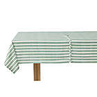 Alternate image 4 for Everhome&trade; Zig-Zag Stripe 60-Inch x 84-Inch Umbrella Tablecloth in Elm Green/Blue