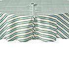 Alternate image 0 for Everhome&trade; Zig-Zag Stripe 70-Inch Round Tablecloth with Umbrella Hole in Elm Green/Blue
