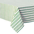 Alternate image 0 for Everhome&trade; Zig-Zag Stripe 60-Inch x 84-Inch Tablecloth in Elm Green/Blue