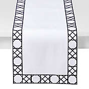 Everhome&trade; Cane Embroidered Table Runner