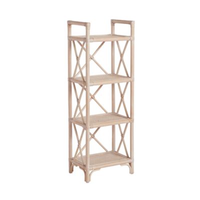 Everhome&trade; Brooks 4-Tier Rattan Tower in White