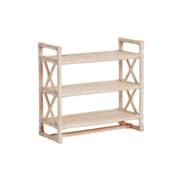 Everhome&trade; Brooks Rattan Wall Shelf in White Wash