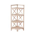 Alternate image 2 for Everhome&trade; Brooks 4-Tier Rattan Corner Tower in White