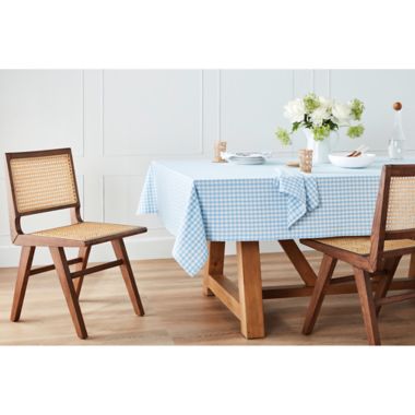 Everhome&trade; Easter Gingham 52-Inch x 70-Inch Oblong Tablecloth in Summer Song. View a larger version of this product image.