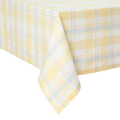 Everhome&trade; Easter Plaid 52-Inch x 70-Inch Oblong Tablecloth