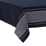 Everhome&trade; Seaside Stripe Indoor/Outdoor Tablecloth in Maritime Blue