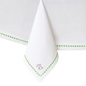 Everhome&trade; Embroidered Easter Bunny Tablecloth in Bright White