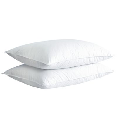 Feather and Loom White Goose Down and Feather Pillows (Set of 2)