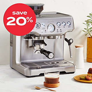 save 20% Breville espresso machines