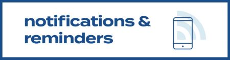 notifications and reminders