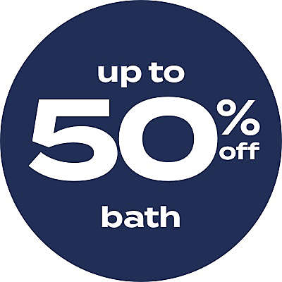 up to 50% off bath