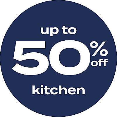 up to 50% off kitchen