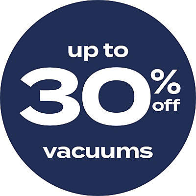 up to 30% off vacuums