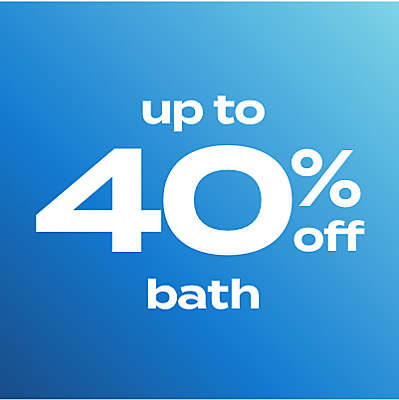 up to 40% off bath
