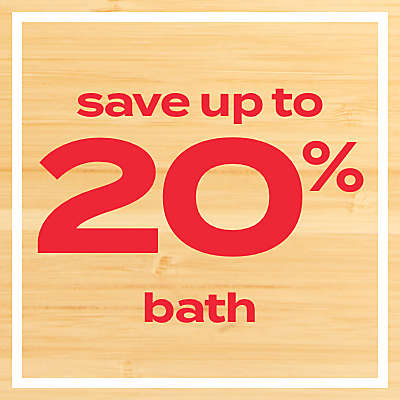 save up to 20% bath
