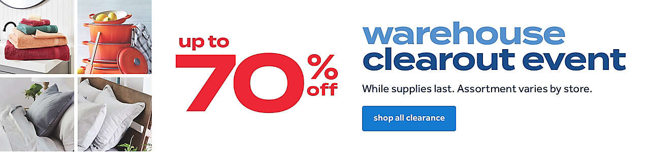BedBath&Beyond - CLEARANCE UP TO 70% OFF
