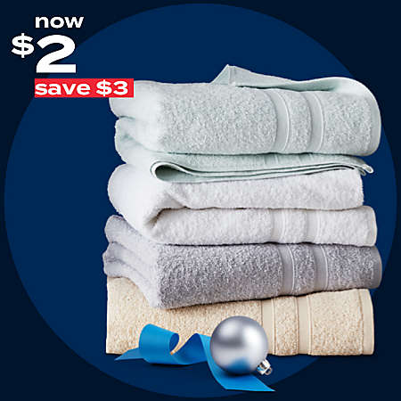 save $3 SE bath towels