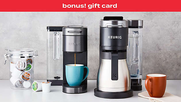 get a $20 gift card with purchase of any Keurig® machine