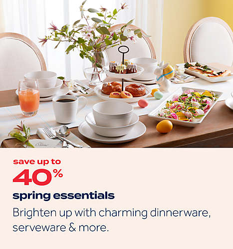 easter's right around the corner. Spring-inspired dinnerware and decor for your celebration. shop easter