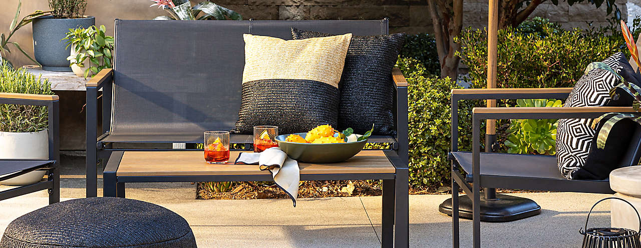 all decked out. Patio furniture, dining & everything else for your outdoor oasis. shop now