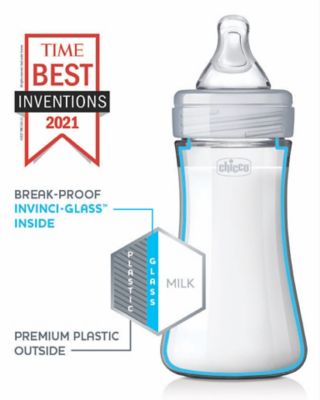 Baby's milk touches 100% glass