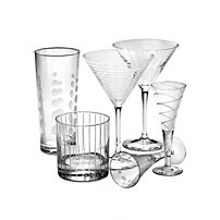 glasses, drinkware & barware