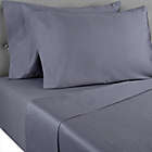 Alternate image 0 for Nestwell&trade; Cotton Percale 400-Thread-Count Queen Flat Sheet in Folkstone Grey