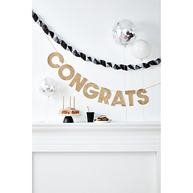 H for Happy&trade; Congrats Graduation Banner. View a larger version of this product image.